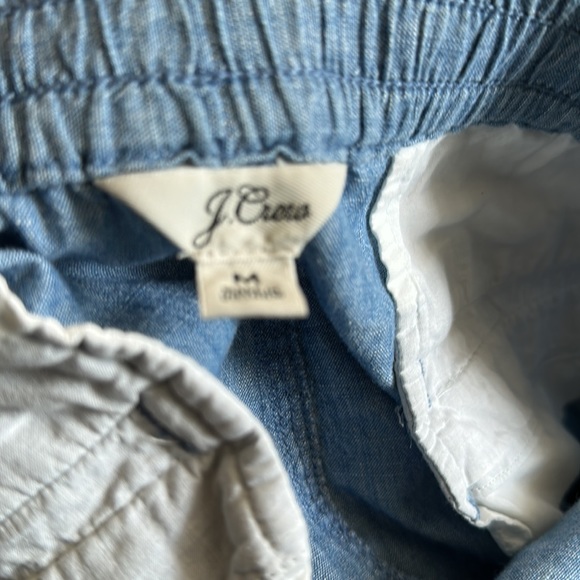 JCrew seaside pull on shorts in chambray - Picture 8 of 9